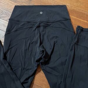 lululemon athletica Women's Black Capris